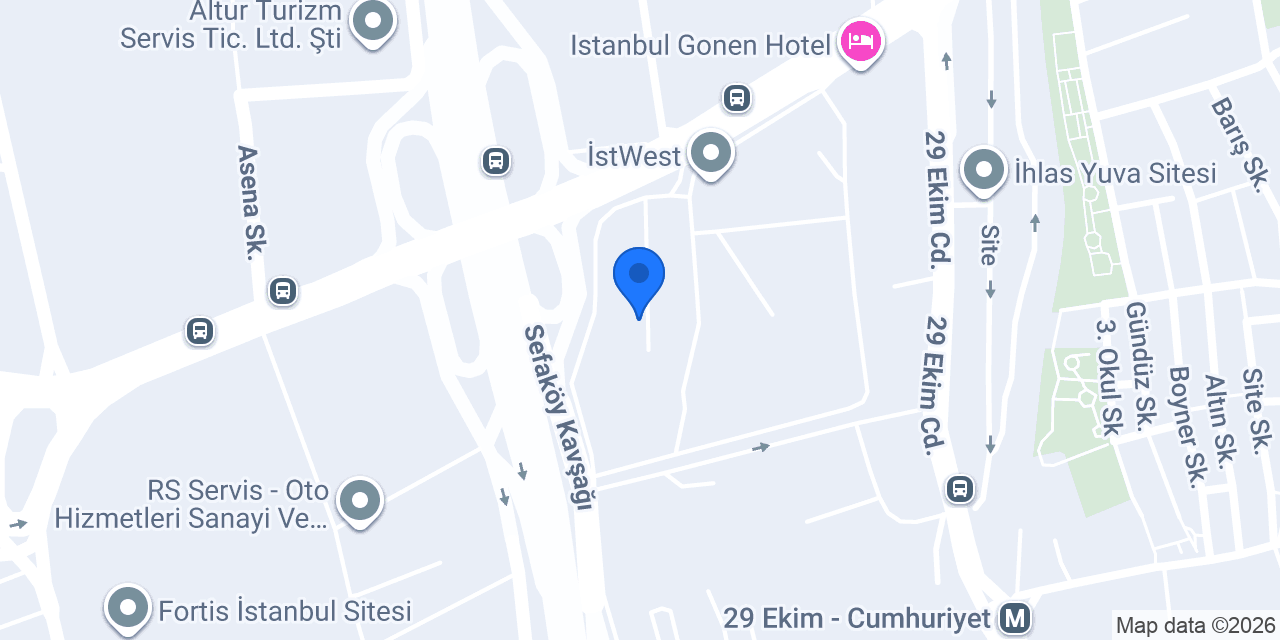 YSM Sentez Akademi konumu