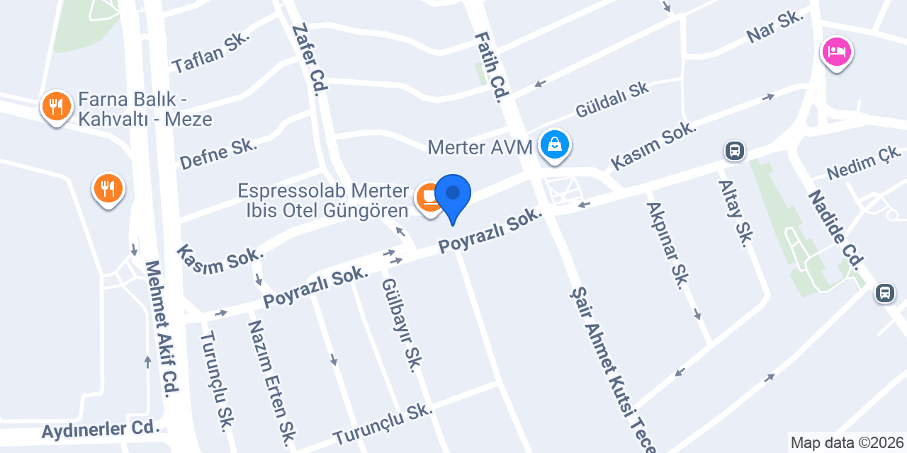 ibis Styles İstanbul Merter konumu