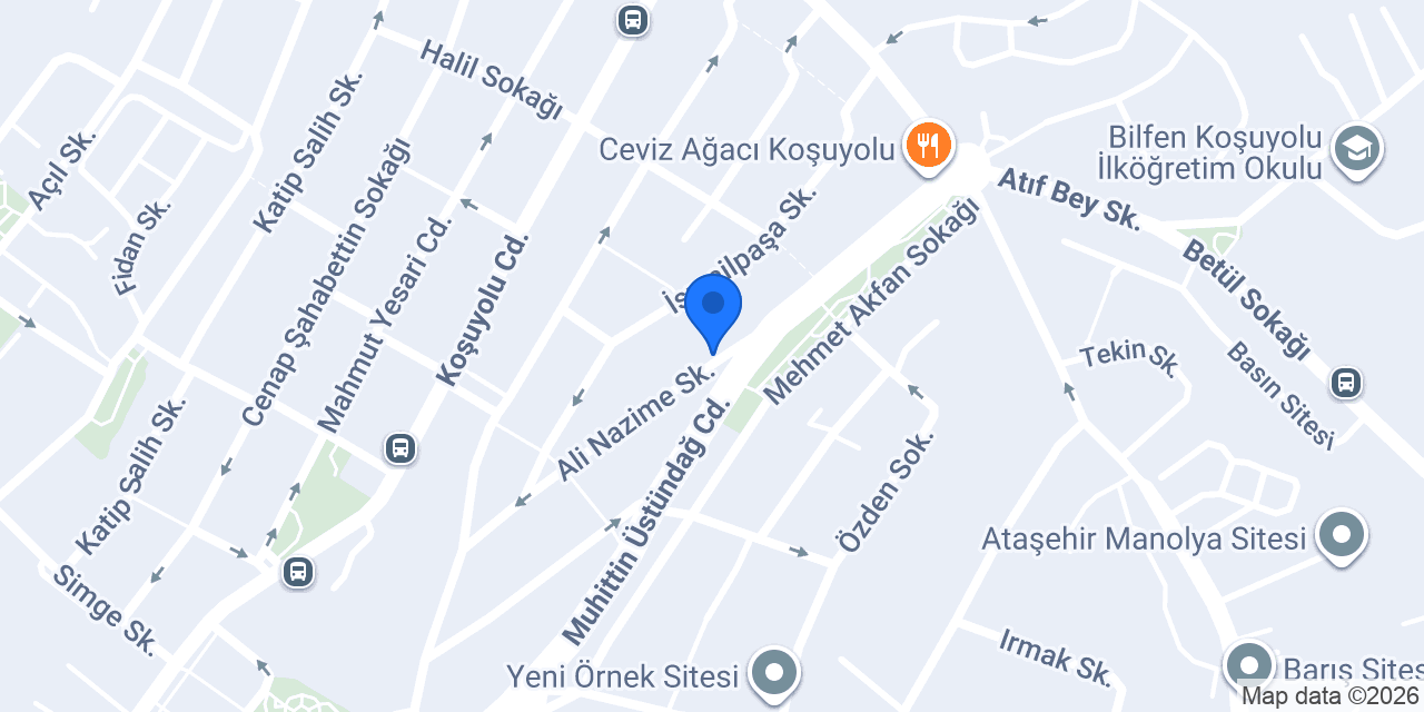Kronotrop Koşuyolu Bakery konumu