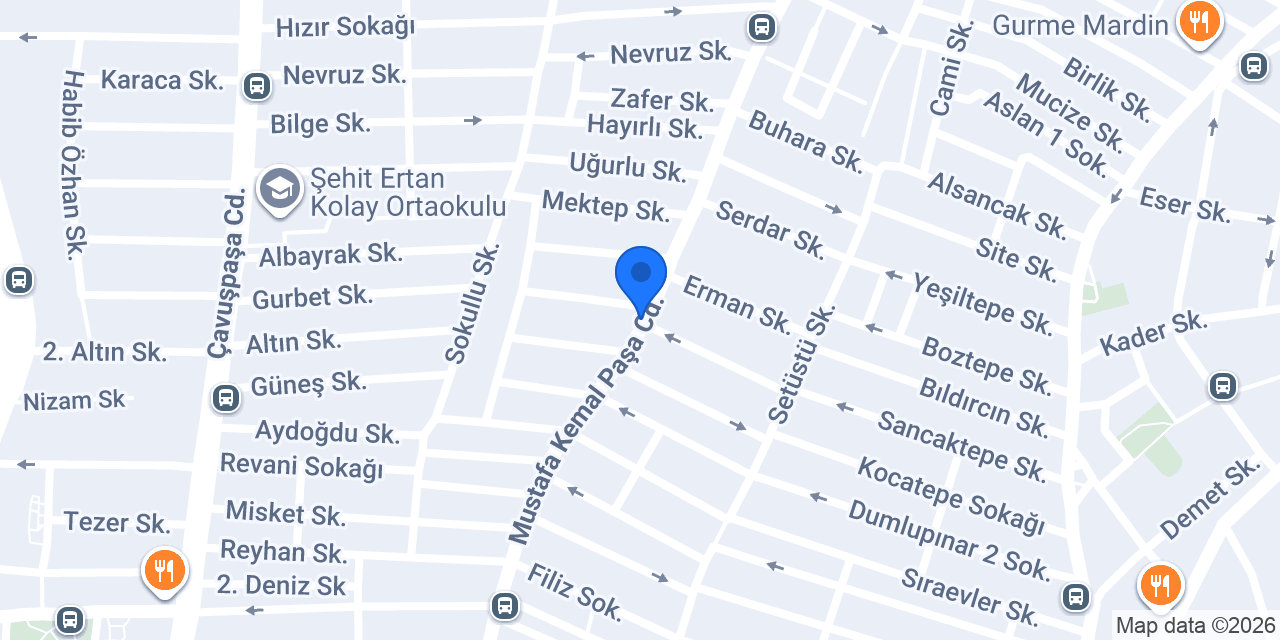 Yilmaz Elektrik uydu konumu