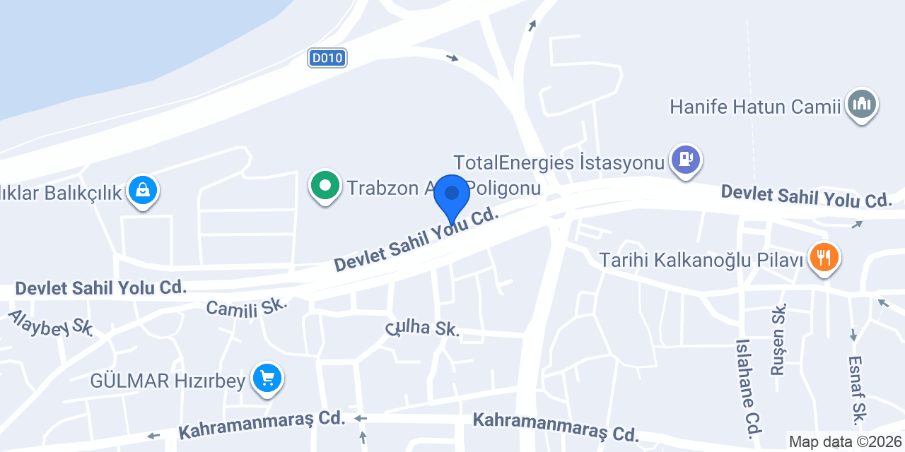 Tüfad Trabzon konumu