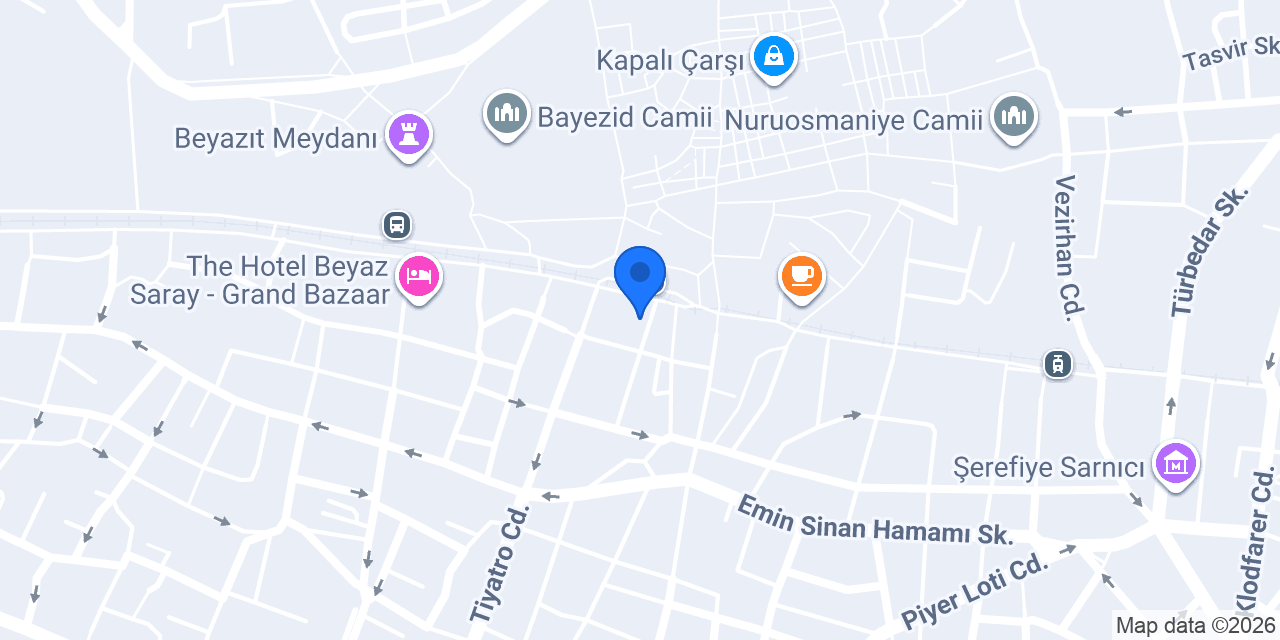Ziraat Katılım Beyazıt Şubesi konumu