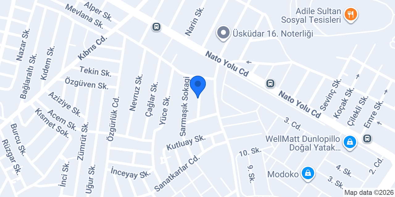 Suni Deri&Kumaş outlet konumu