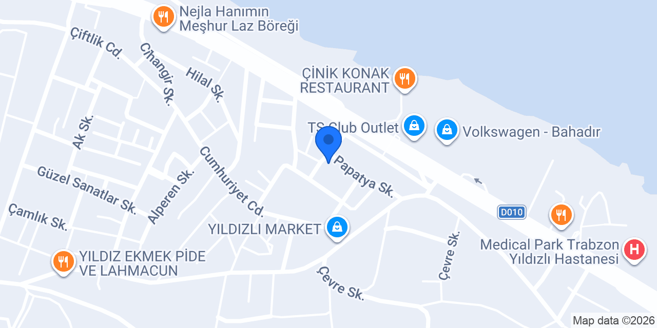 MORİA GIDA SANAYİ TİCARET A.Ş. konumu