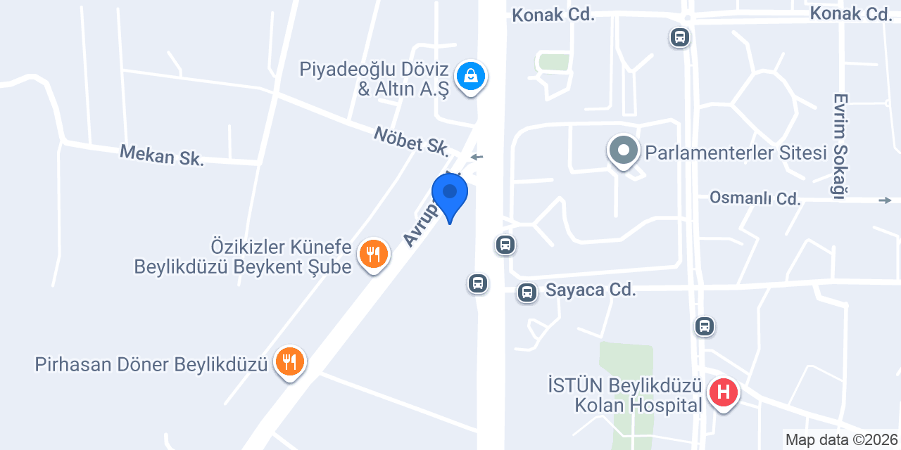 Cave Beylikdüzü konumu