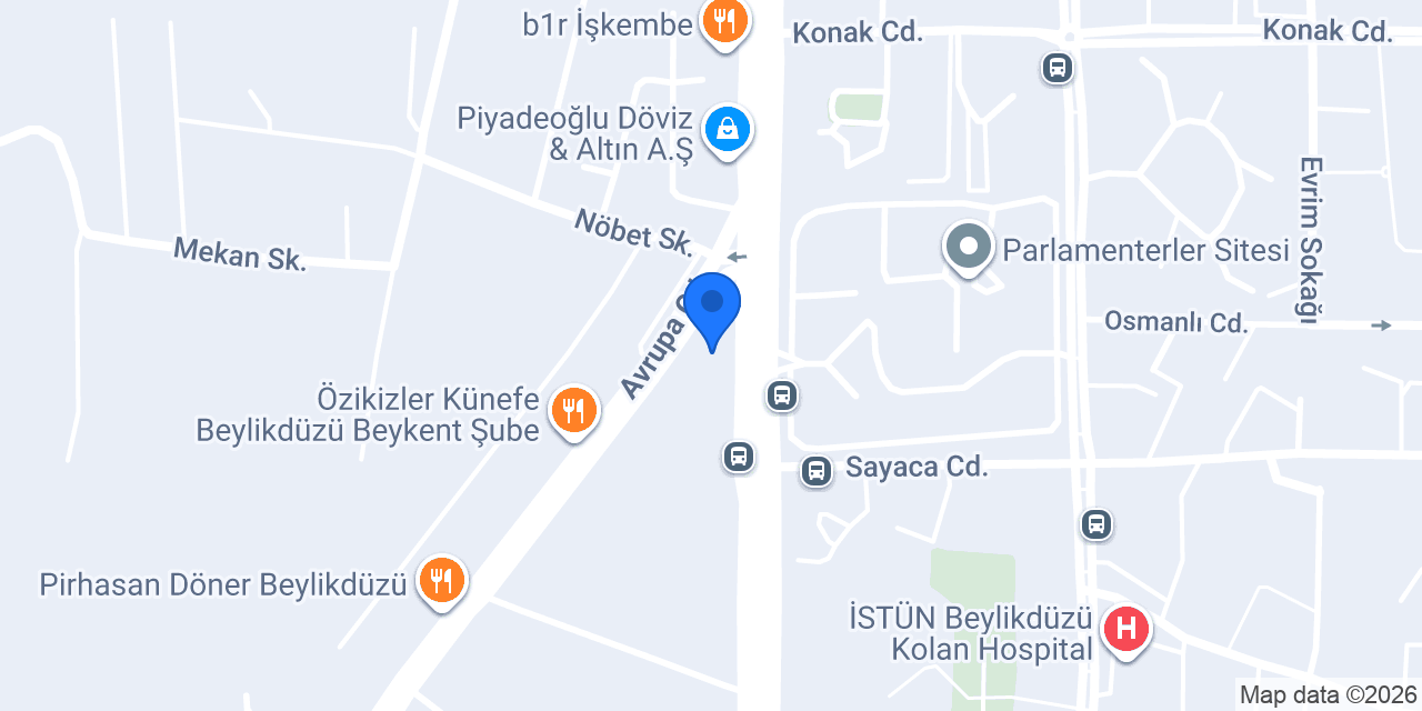 MADO Beykent konumu