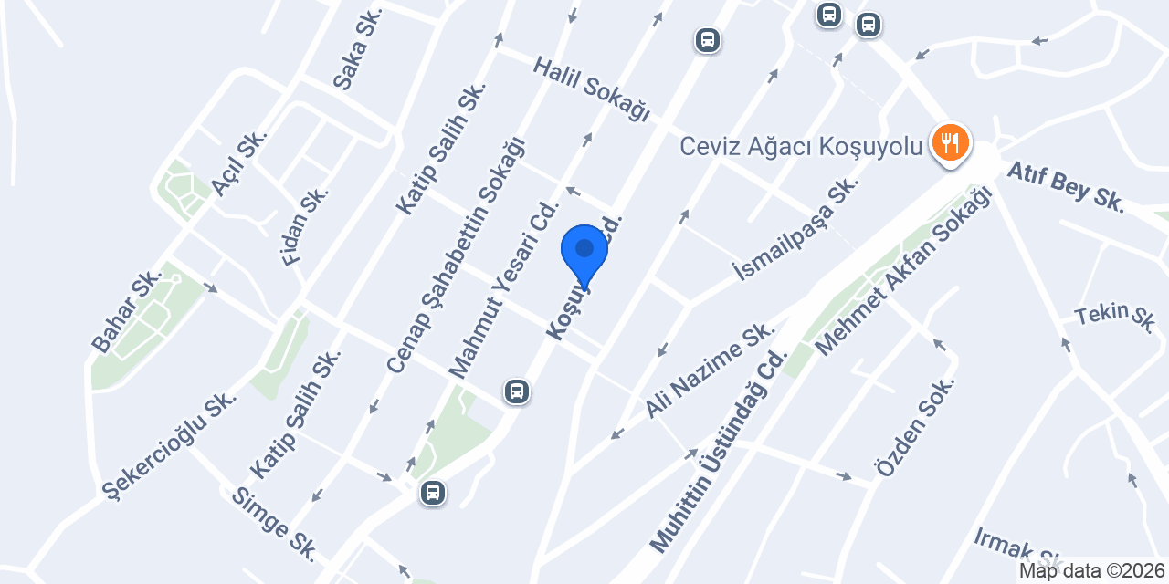 Halkbank Koşuyolu Şubesi konumu