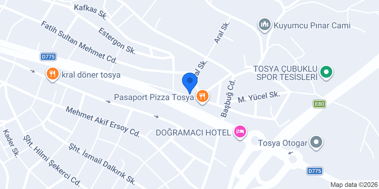 Uğur Kurs Tosya konumu