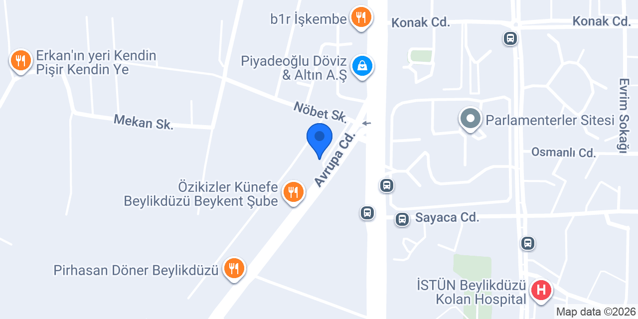 Mkm Klinik Beykent konumu