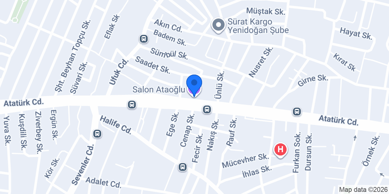 Salon Ataoğlu konumu