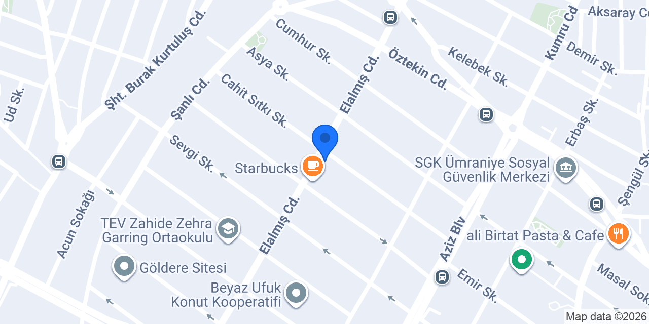 Sütlüce Kadayıf Ümraniye konumu