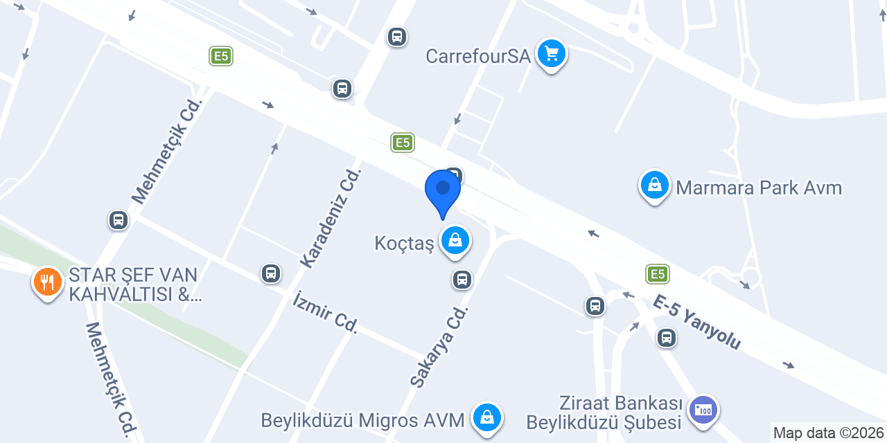 Yenibosna Çortur konumu