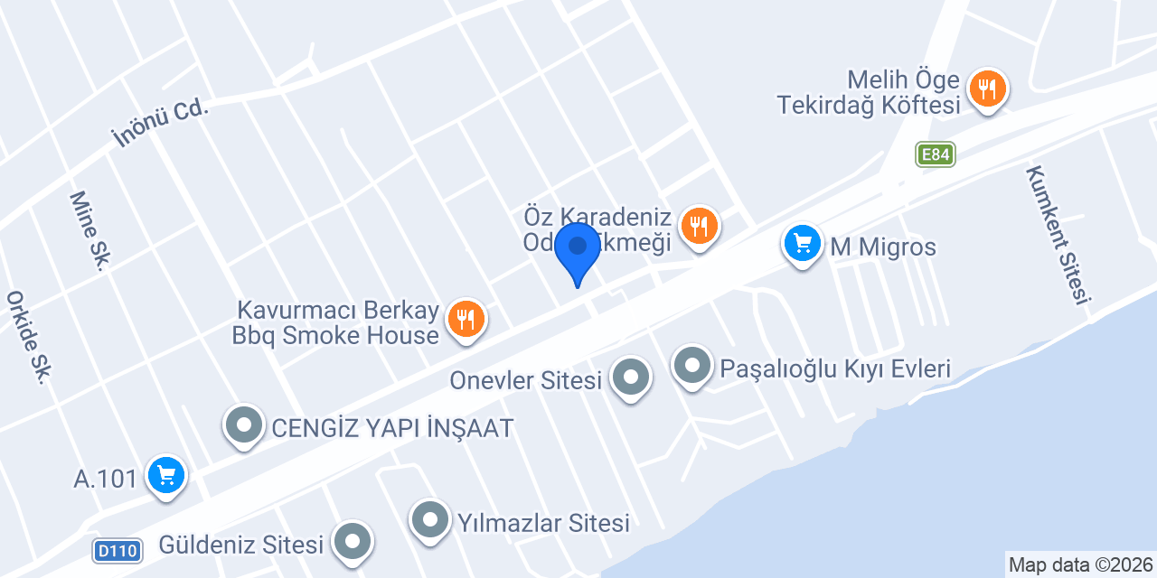 YENİCE ÇETİN NALBUR Yapı Malz. konumu