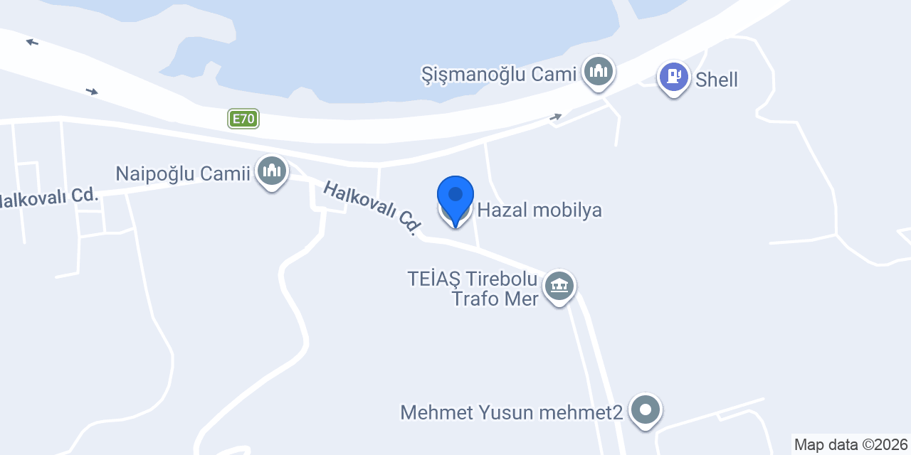 Hazal mobilya konumu