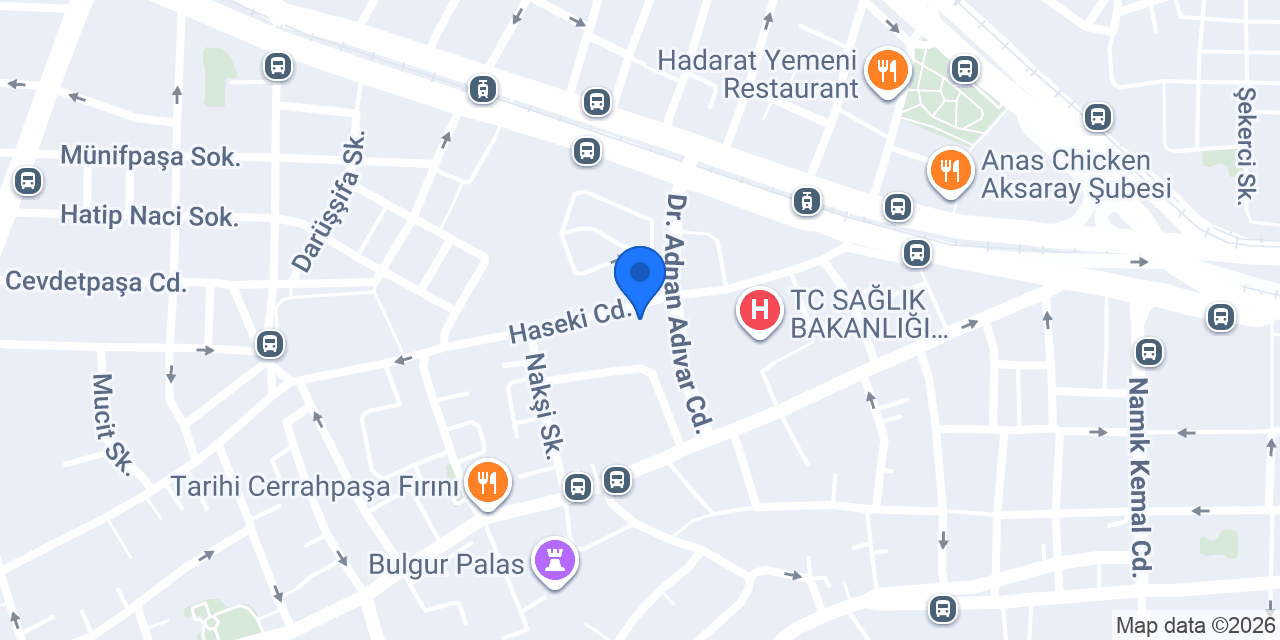 Haseki Ev Yemekleri konumu