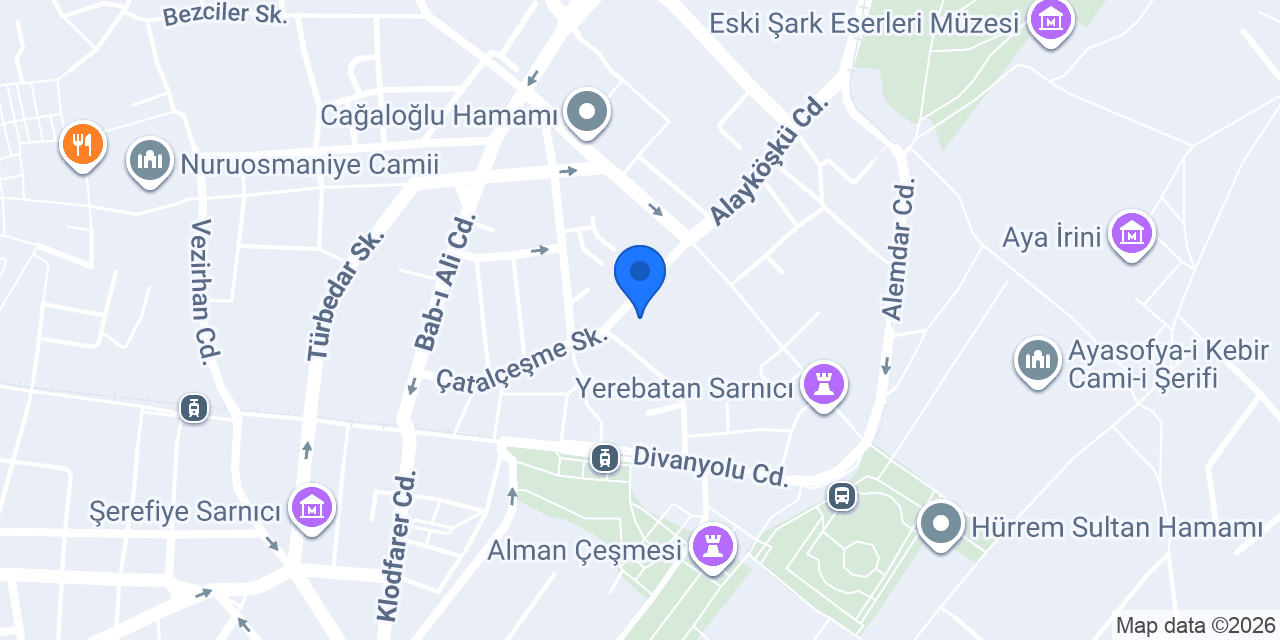 San Kuaför Sultanahmet konumu