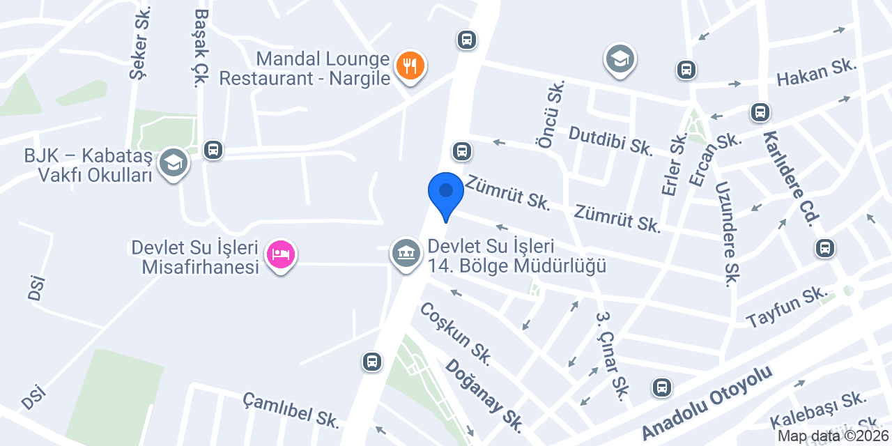 Eglo Aydınlatma (Libadiye Mağaza) konumu