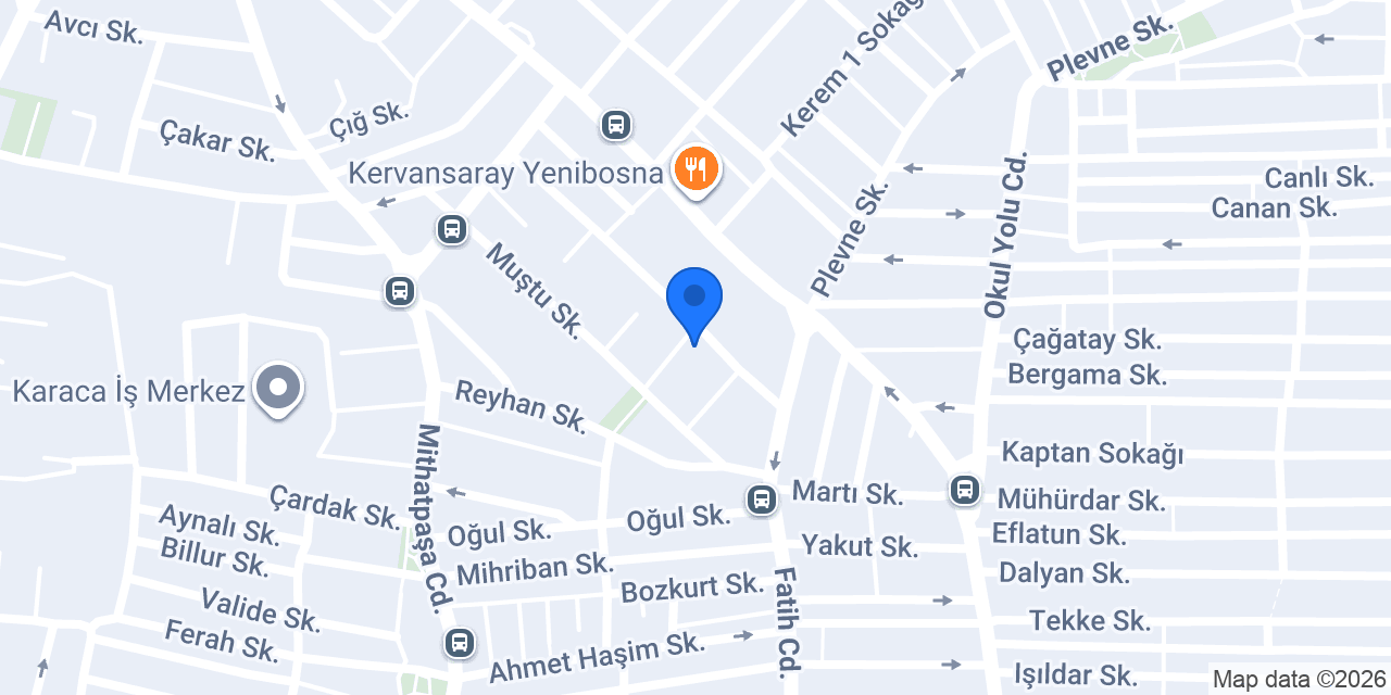 yenibosna pansiyon konumu