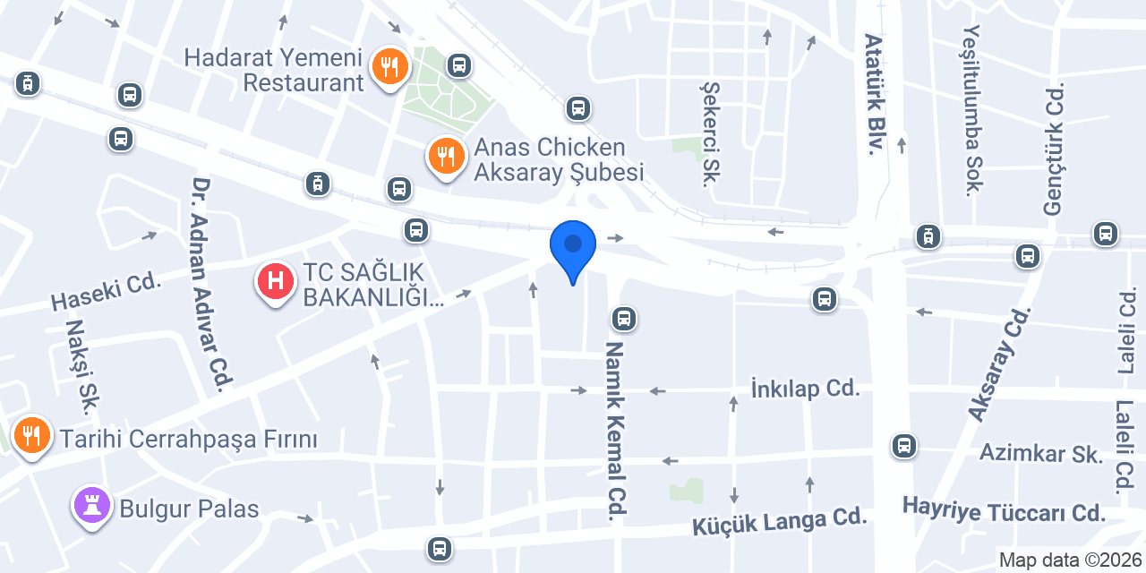Global Dr Göz Tıp Merkezi konumu