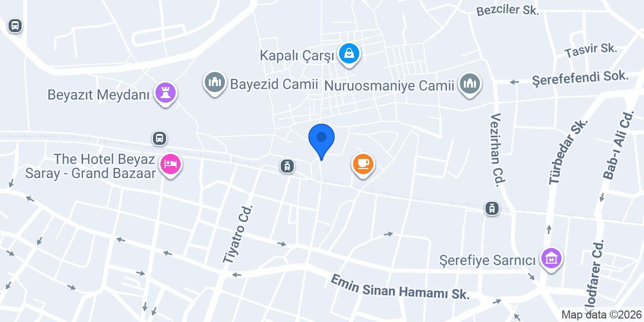 Şah Sultan Hookah Lounge Beyazıt konumu