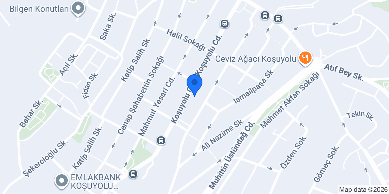 Dentart Diş Kliniği konumu