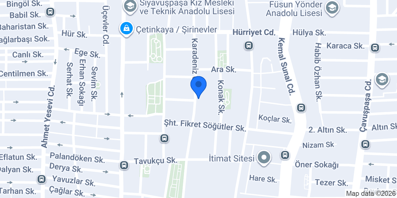Optik Servis konumu