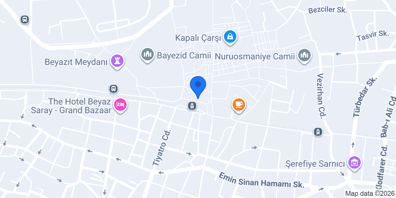 Beyazıt Döviz ve Altın A.Ş. konumu