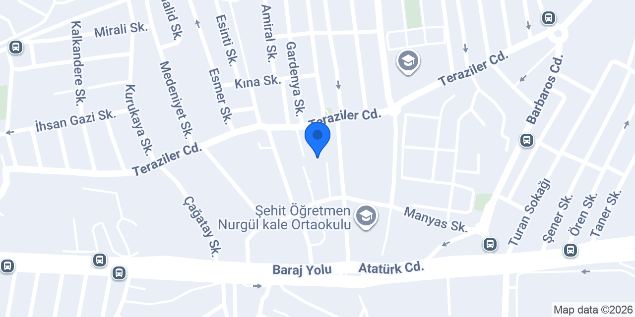 Aligiller Dekoratif konumu