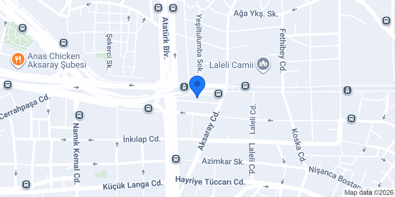 MADO Aksaray Laleli konumu