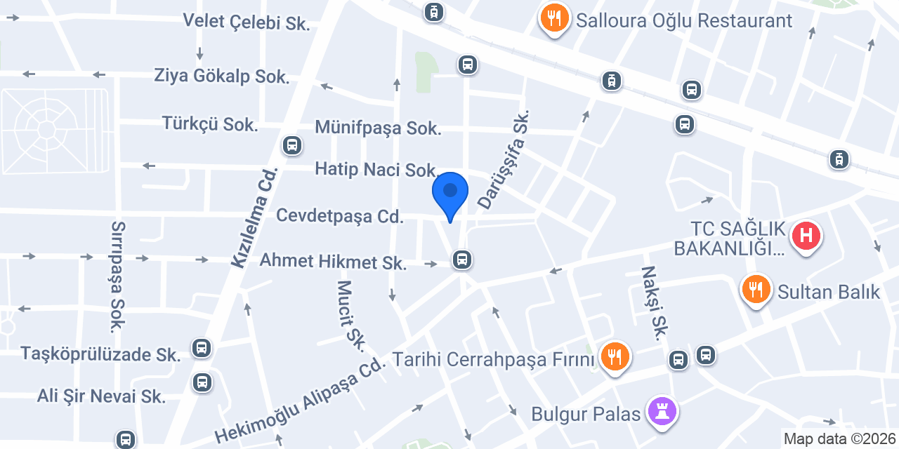 Haseki Sultan Kız Öğrenci Yurdu konumu