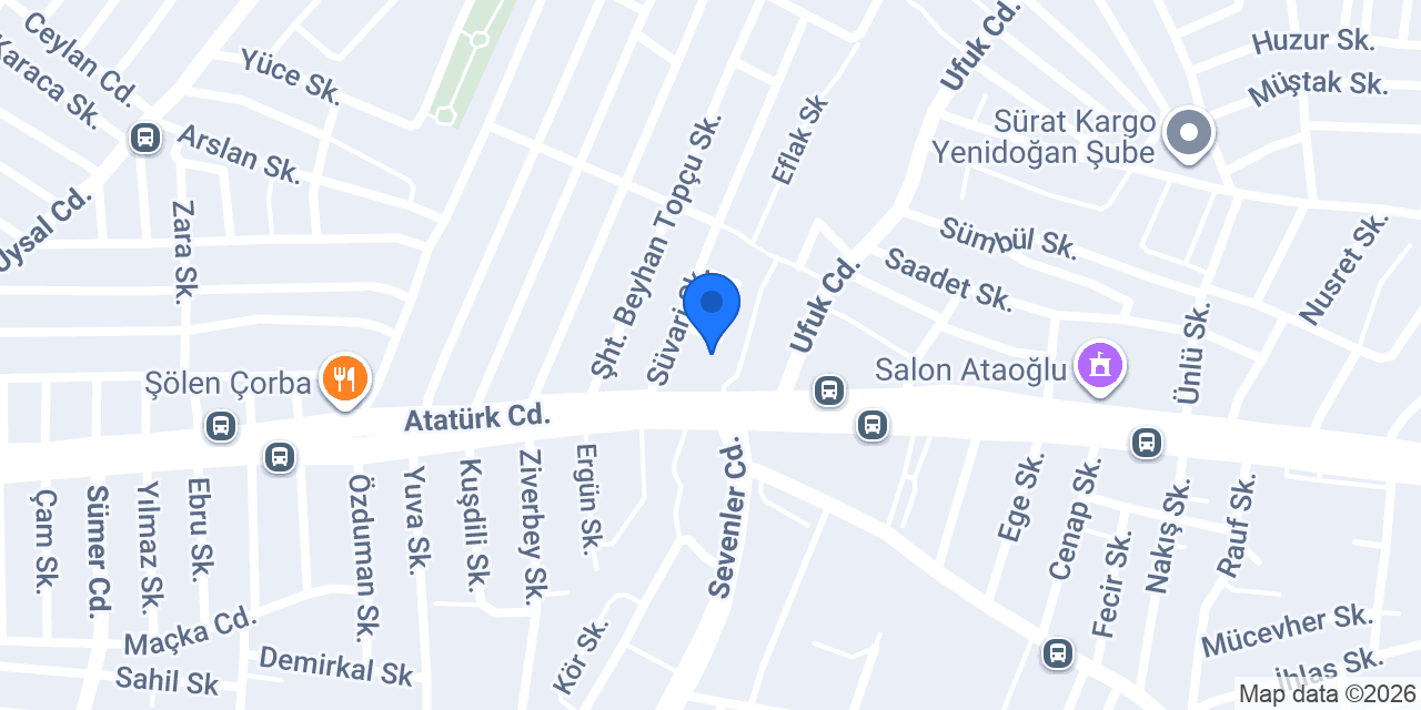 Öner Halı Yıkama konumu