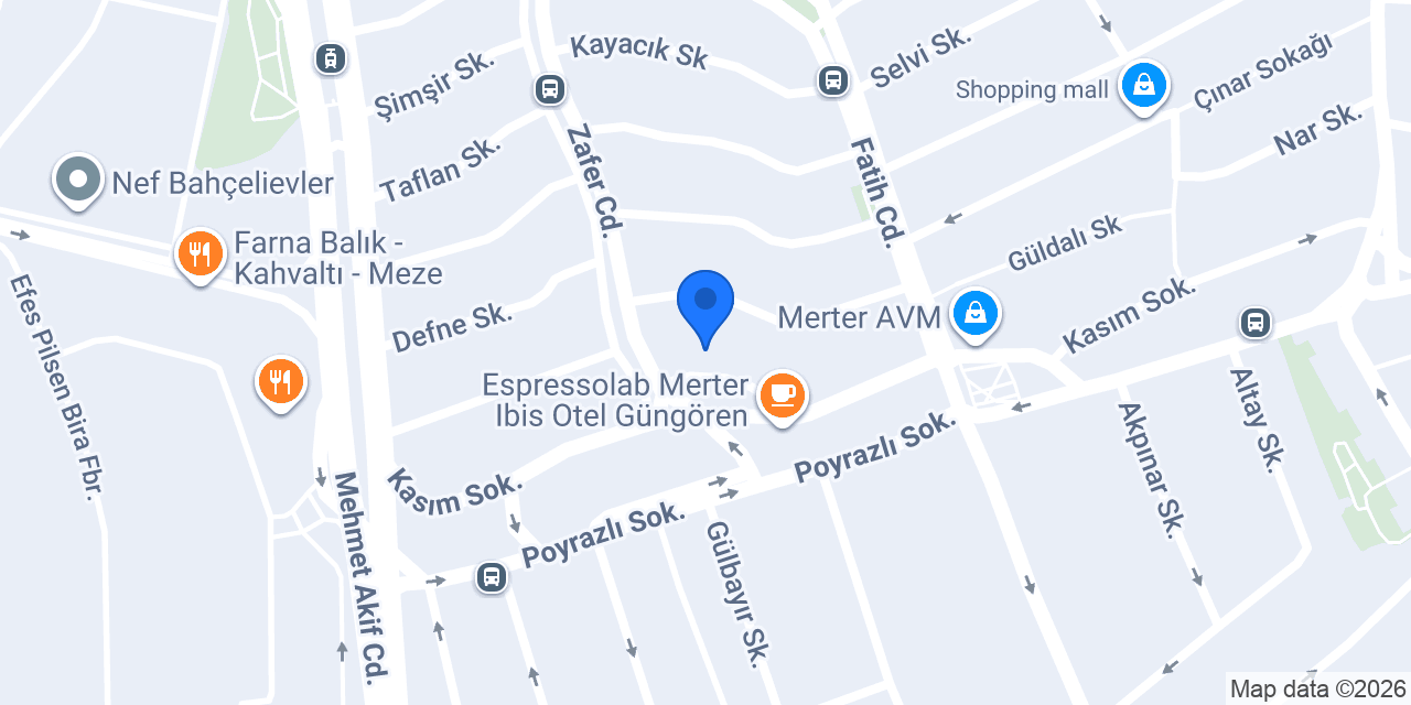 Ajans Merter - Merter Studio konumu