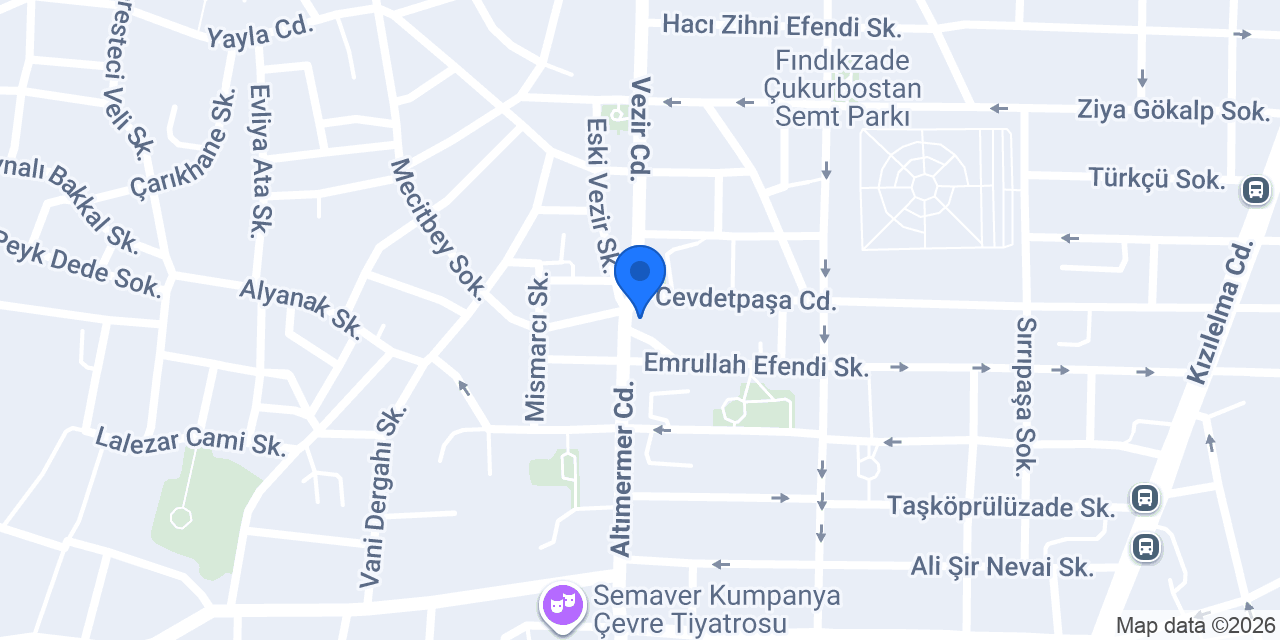 Tarihi Küçük Hamam konumu