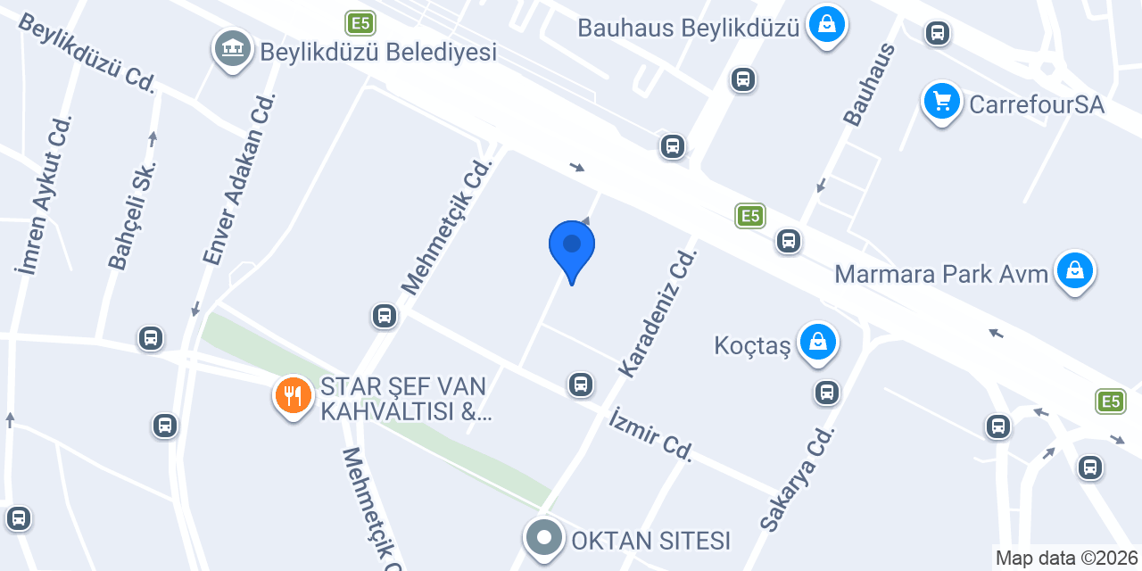 Rolik Sushi Beylikdüzü konumu