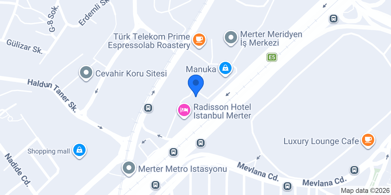 Kuveyt Türk Merter Ticari Şubesi konumu
