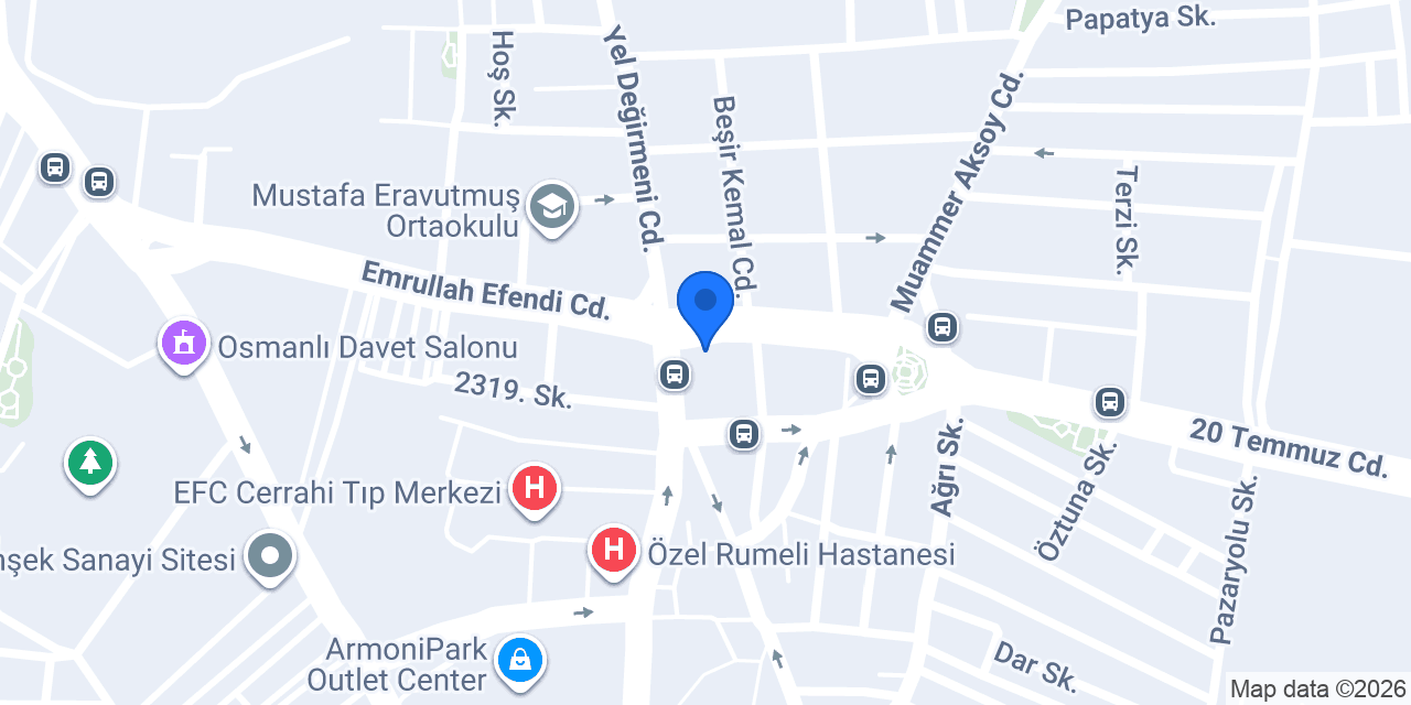 Çağdaş Otomotiv konumu