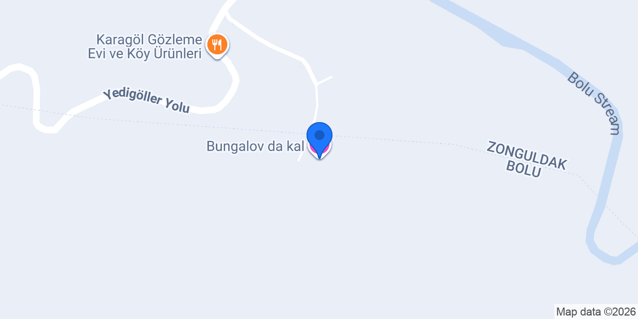 Bungalov da kal konumu