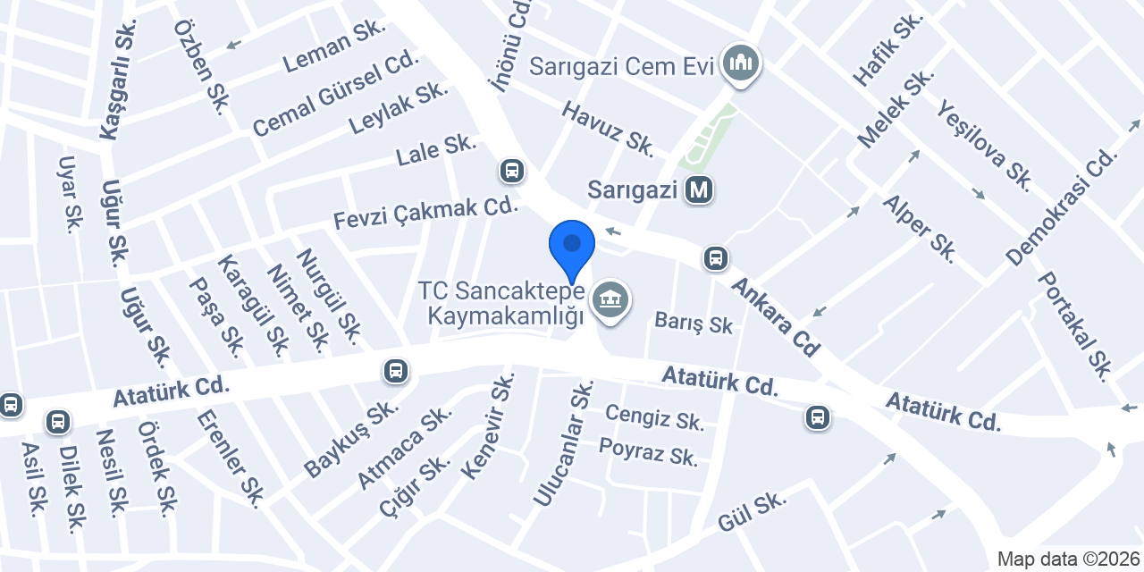 Sancaktepe Konfor konumu