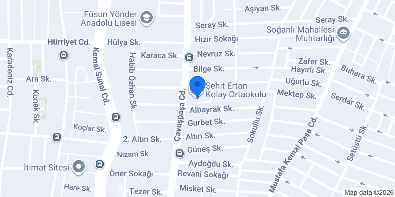 Yener Premium 34 konumu
