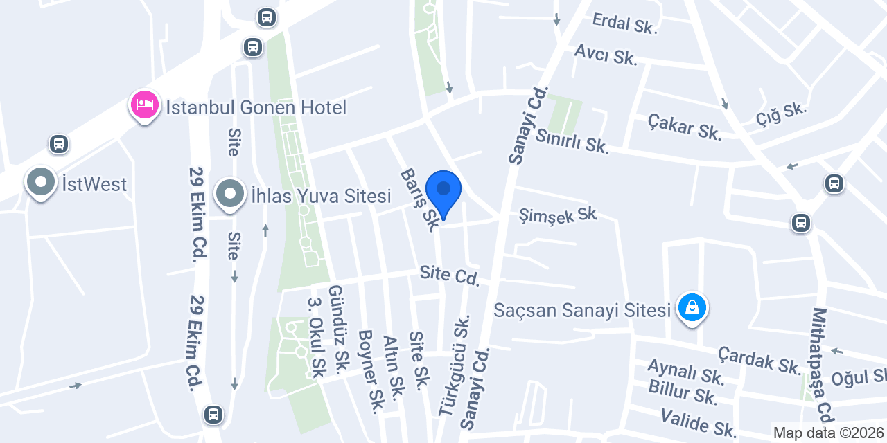 Taha Dekorasyon konumu