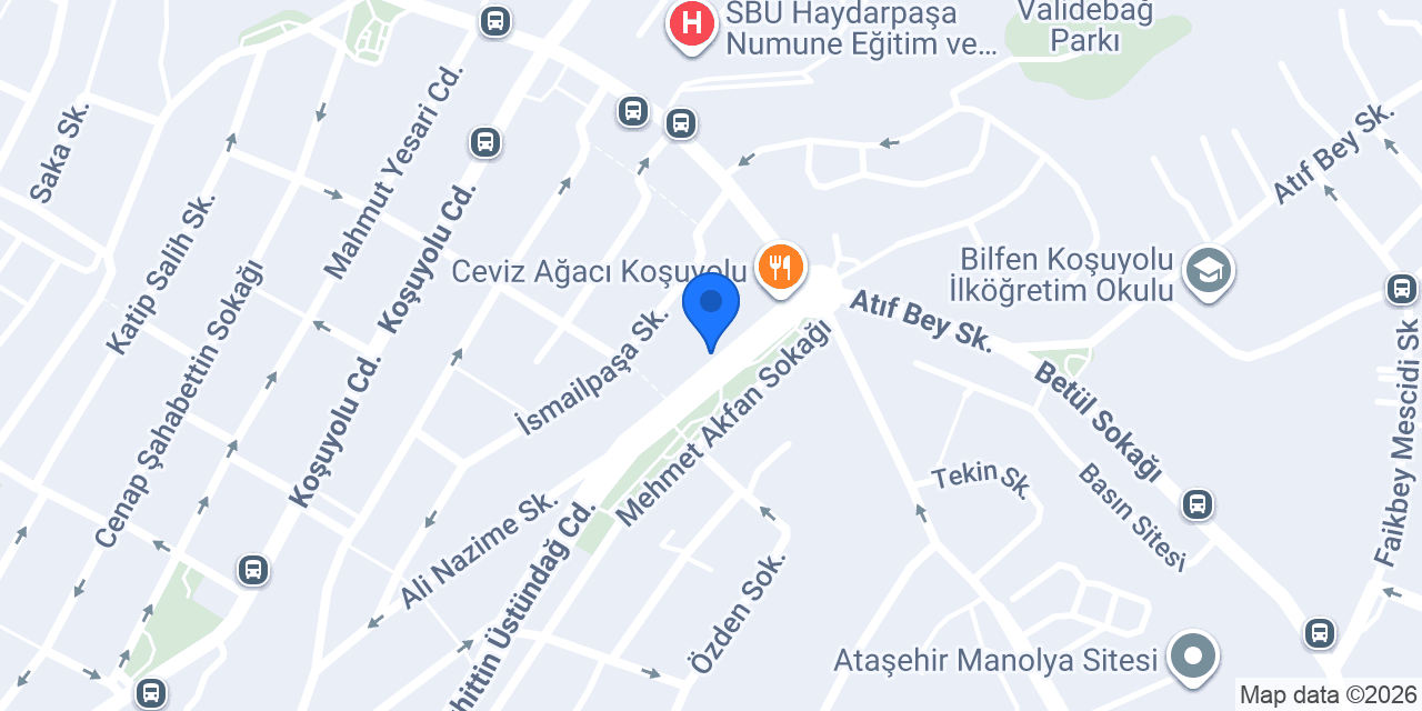 Bias Koşuyolu konumu
