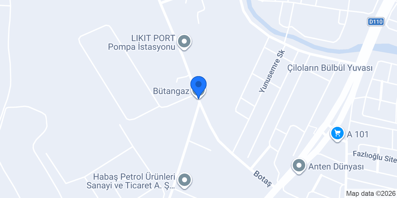 Bütangaz konumu