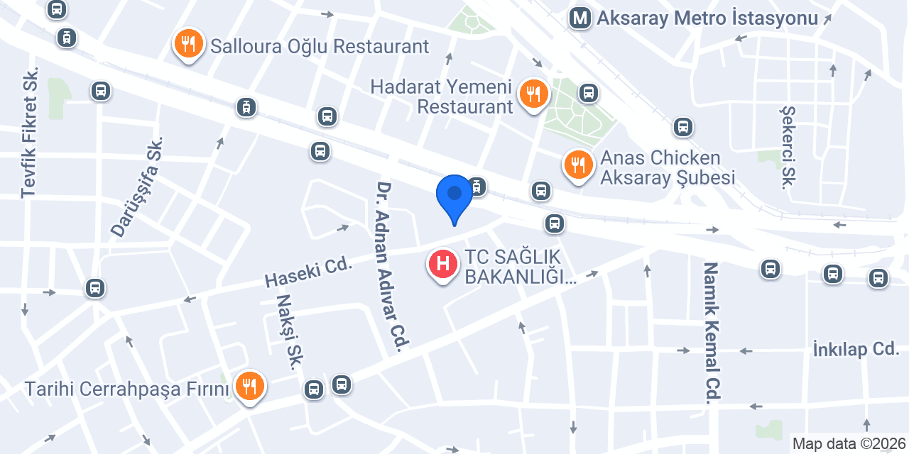 ECZANE HASEKİ ÇAĞRI konumu