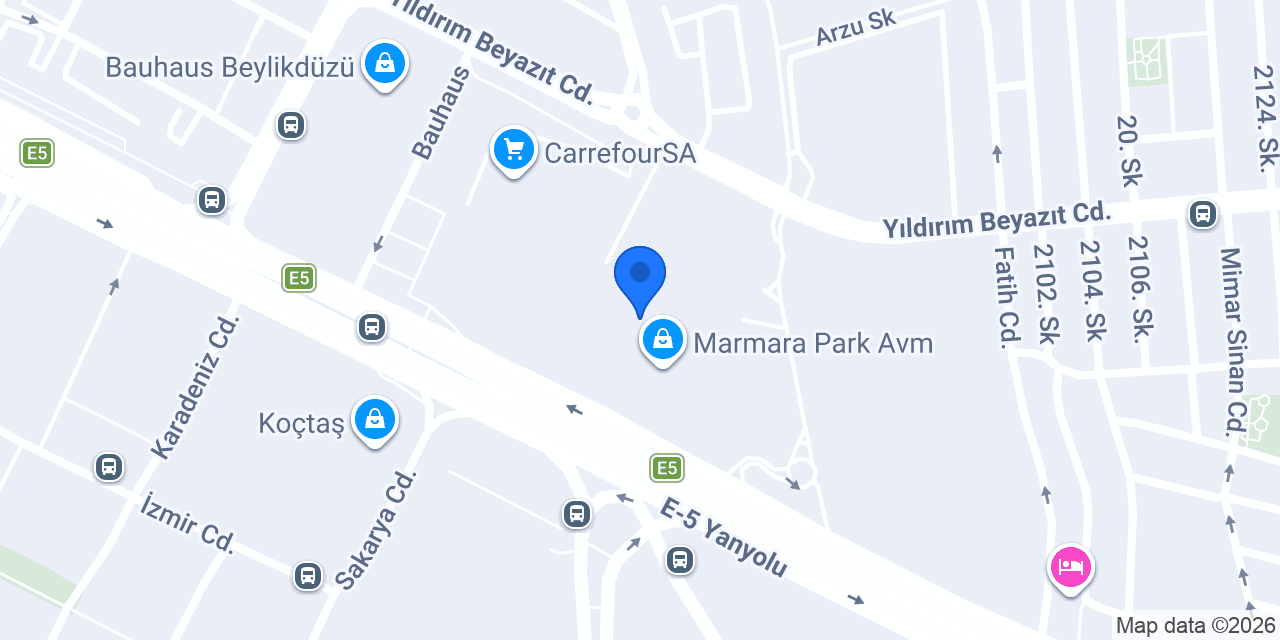 Marmarapark Atasay konumu