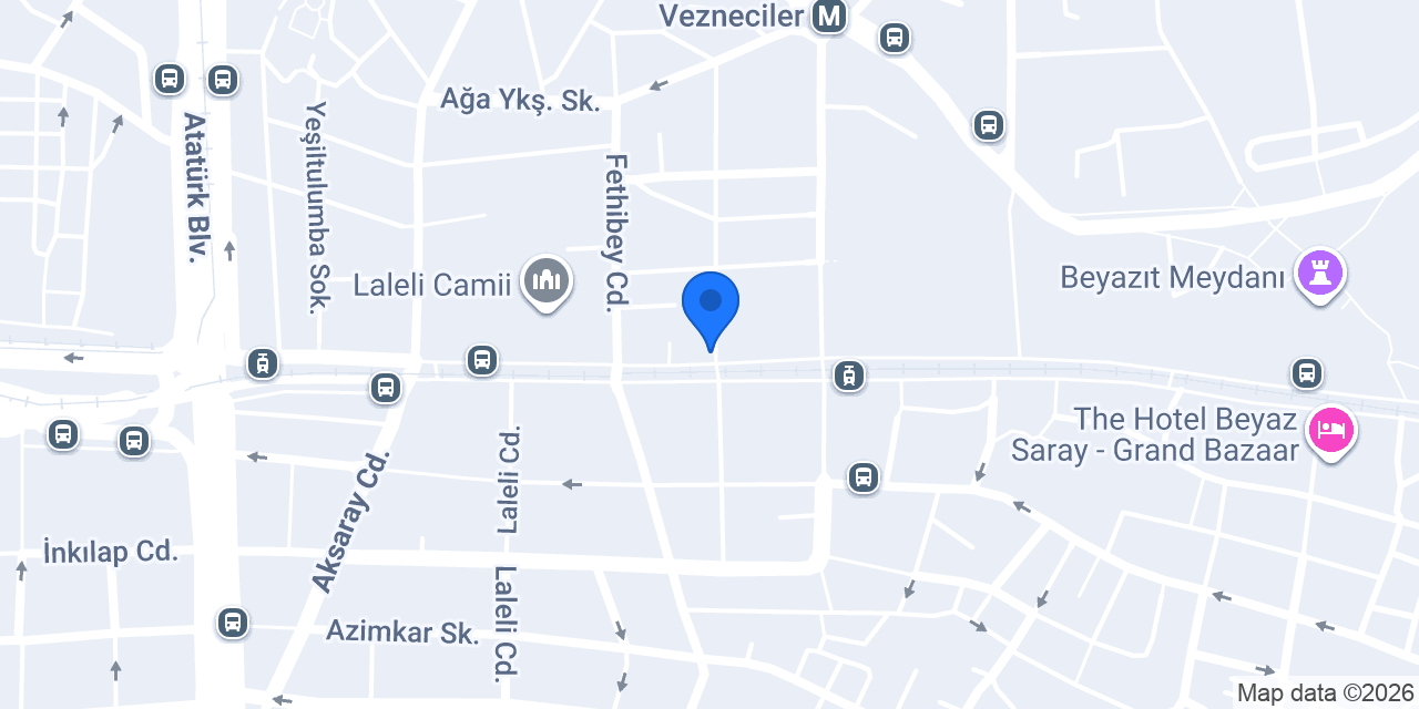 Yapı Kredi - Laleli Şubesi konumu