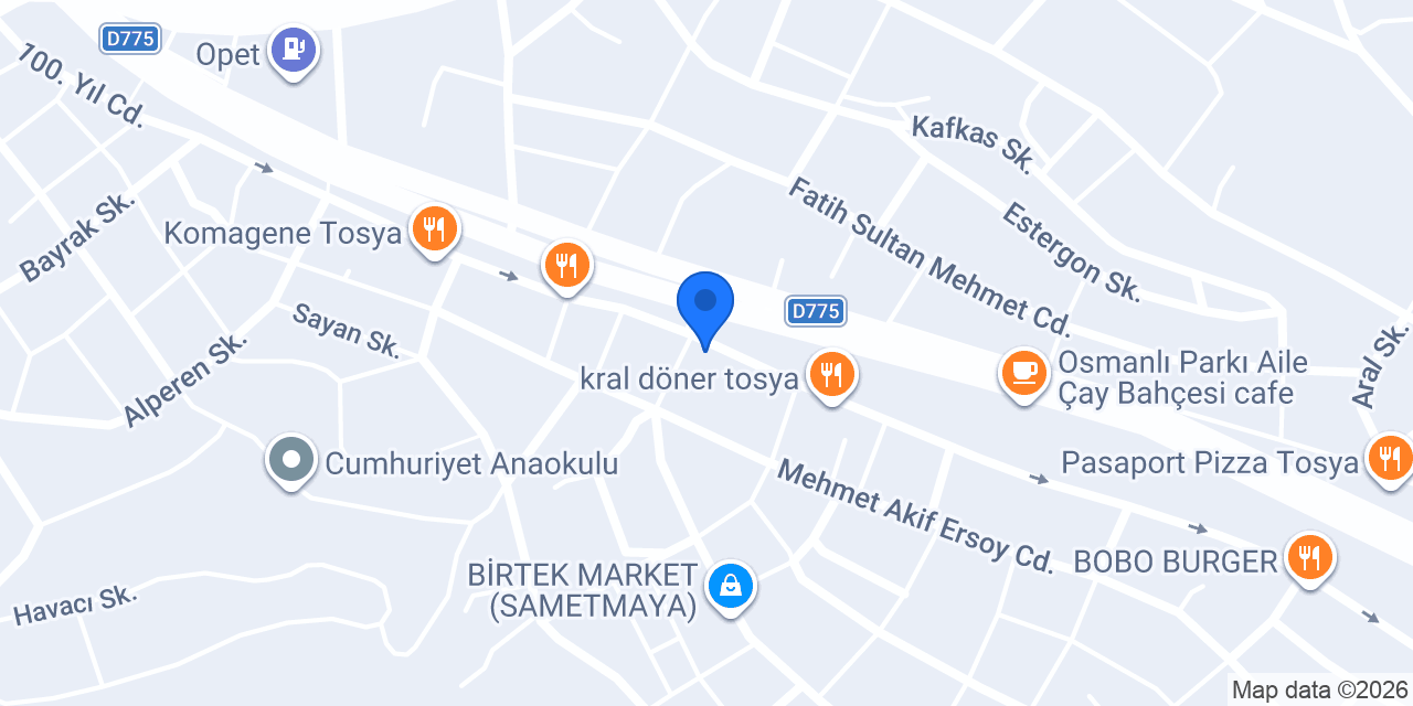 Mübtela Nargile Cafe konumu