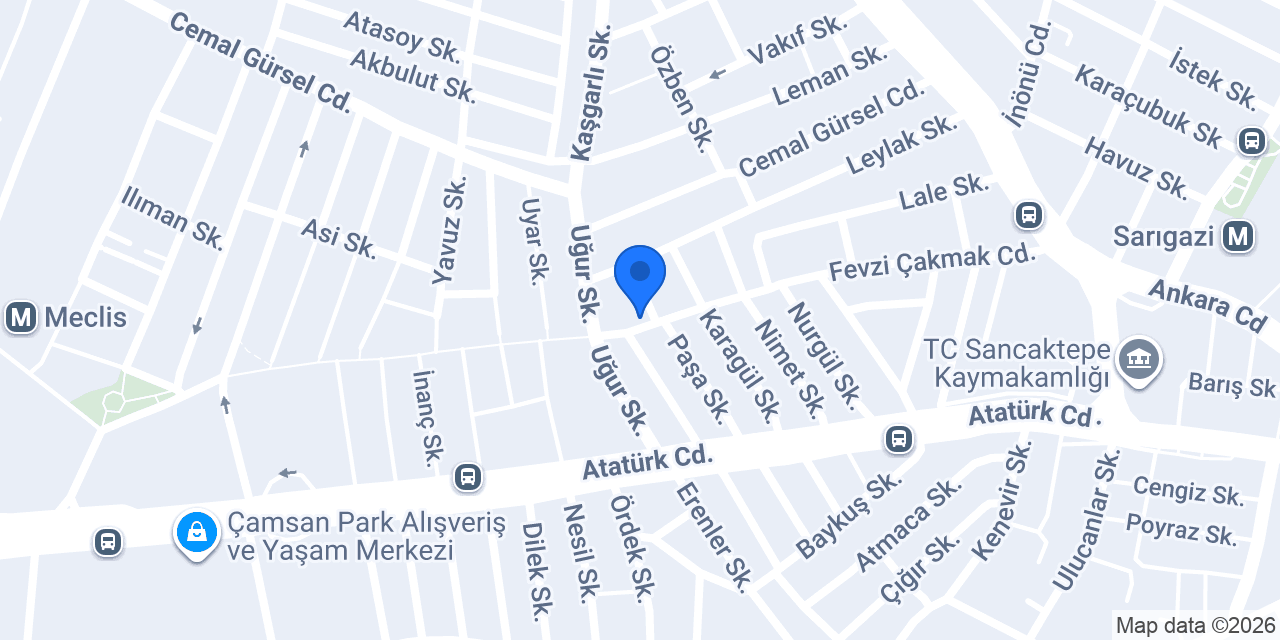 GÜL Petshop konumu