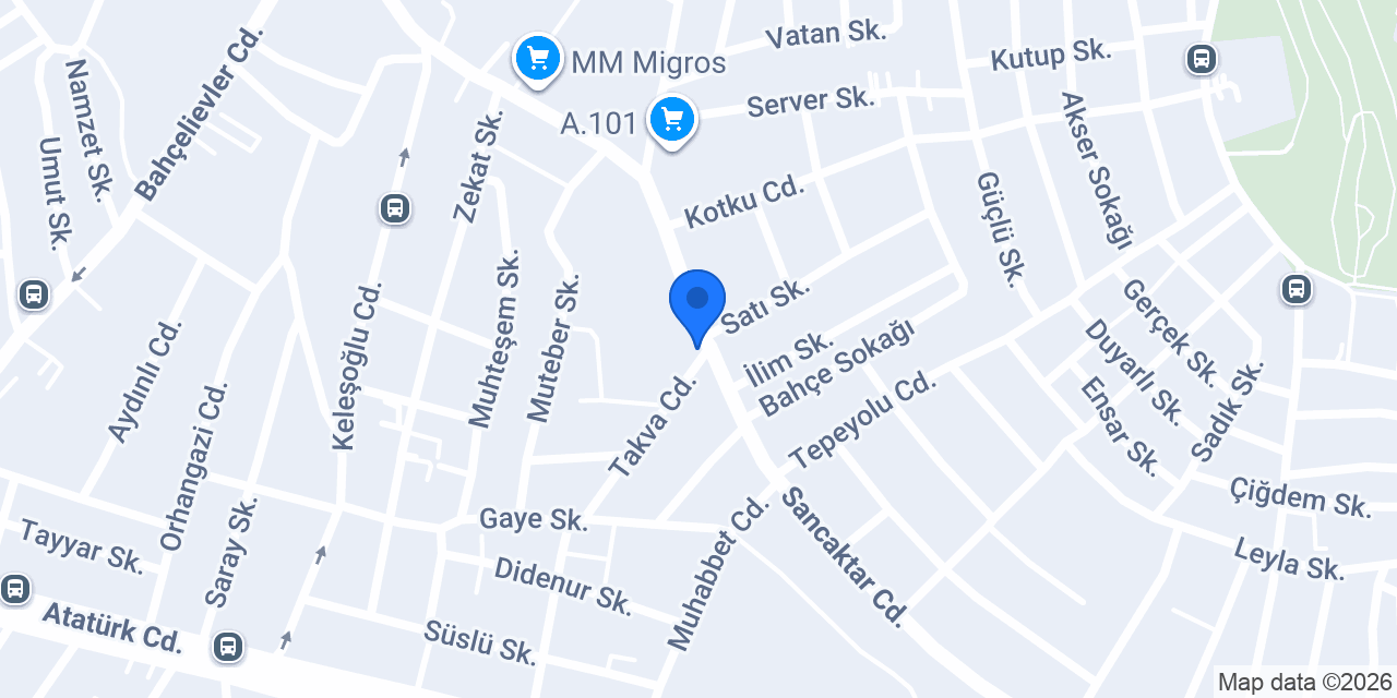 Safa halk ekmek büfesi konumu