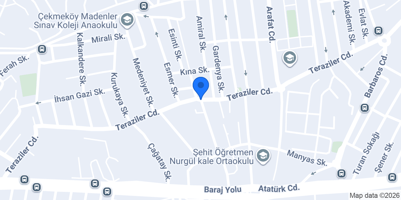 Mes Makina Sanayi ve Ticaret Ltd. Şti. konumu