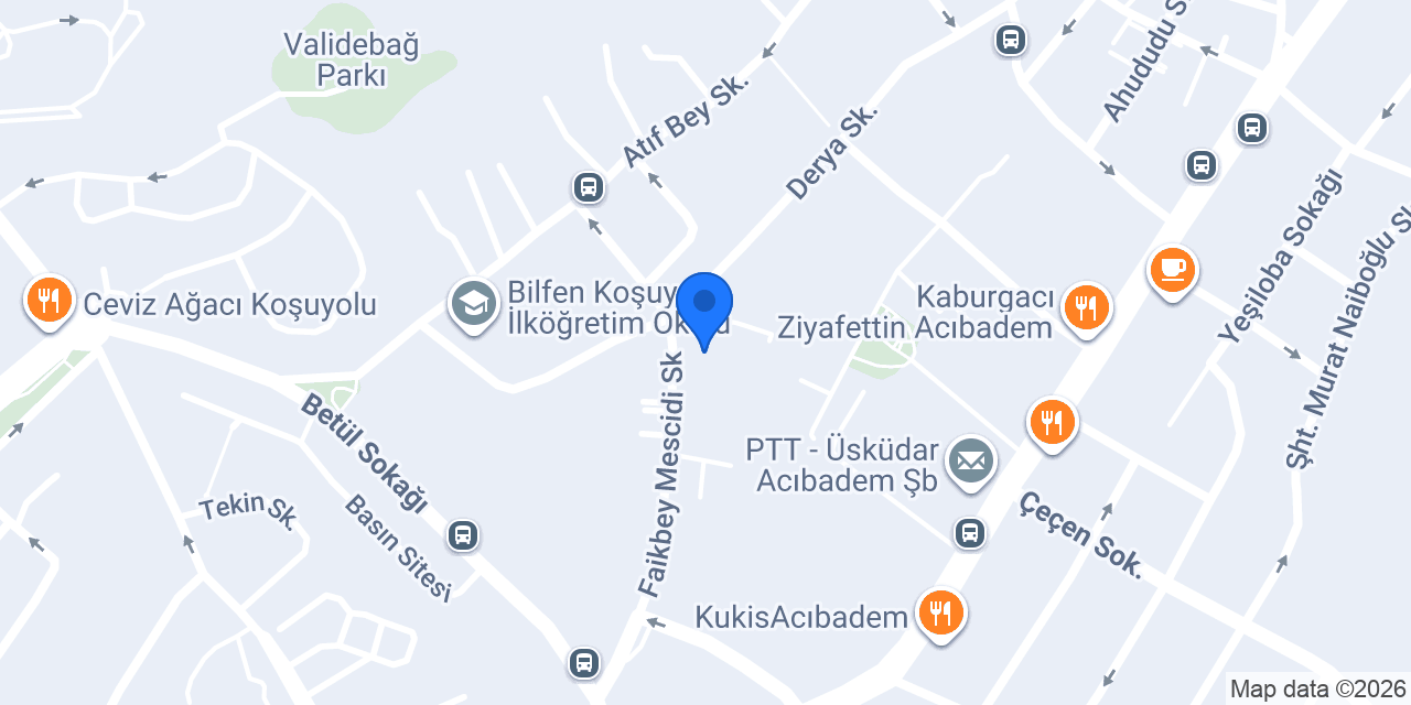 Roventea Kuru Temizleme konumu